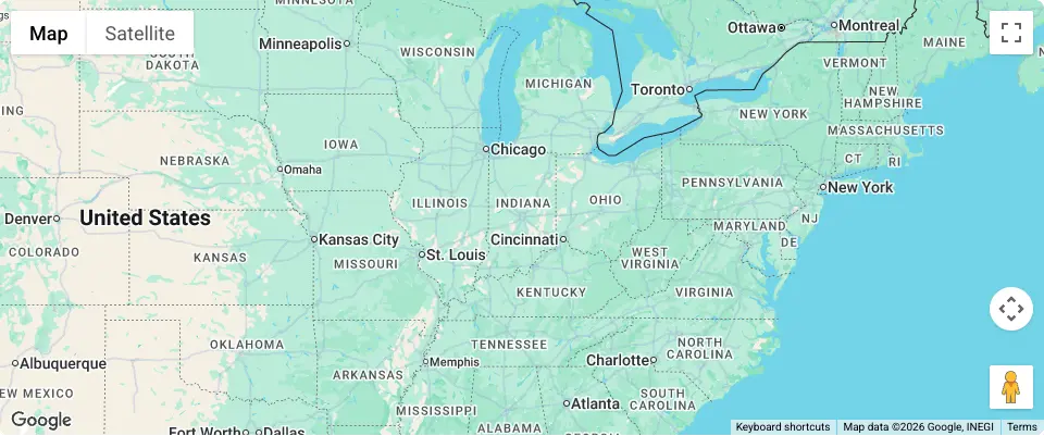 Map of the United States